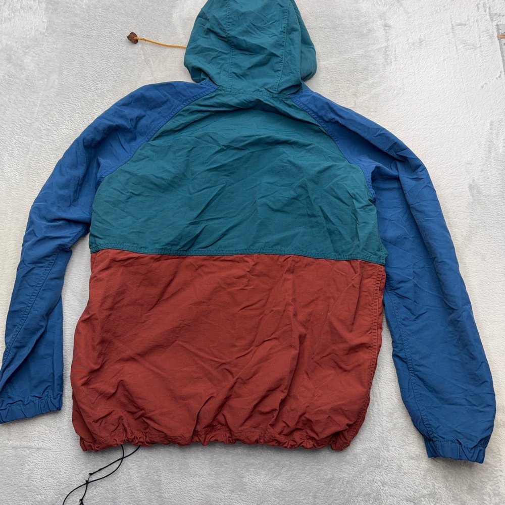 LL Bean Anorak Jacket Mens Large Multicolor Mountain Classic Colorblock Hooded - Picture 5 of 6